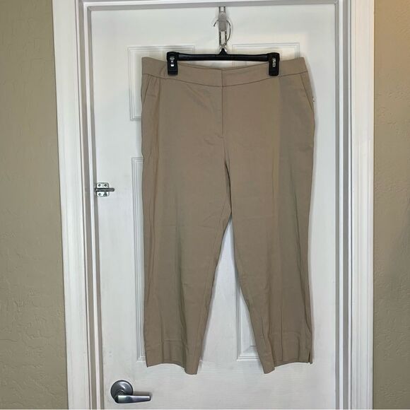 Counterparts Cropped Pants Size 14 Color Stone - Picture 1 of 10
